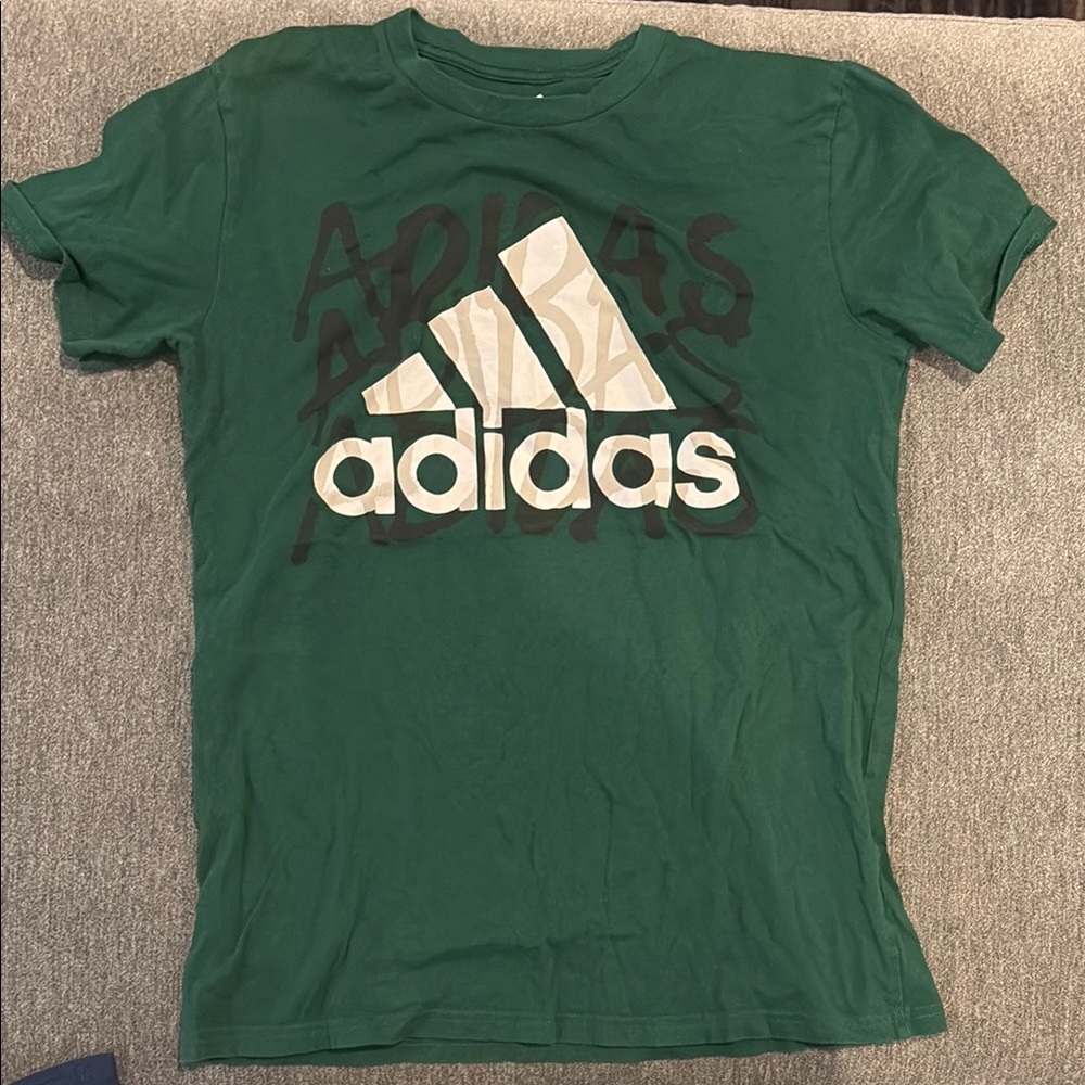 Adidas Green Graphic Tee